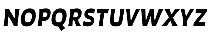 Auster Bold Italic Font UPPERCASE