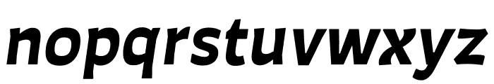 Auster Bold Italic Font LOWERCASE