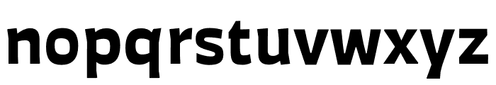 Auster Bold Font LOWERCASE
