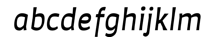 Auster Italic Font LOWERCASE