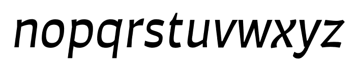 Auster Italic Font LOWERCASE