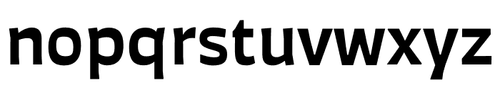 Auster SemiBold Font LOWERCASE