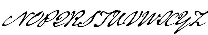 Austin Pen Regular Font UPPERCASE