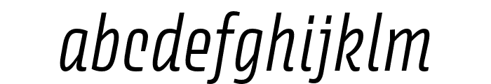 Avory I Latin Light Italic Font LOWERCASE