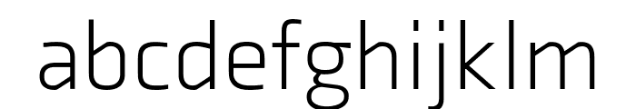 Axia Light Font LOWERCASE