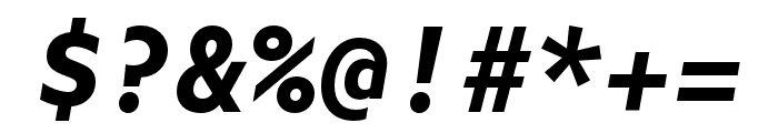Azo Mono Bold Italic Font OTHER CHARS