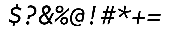Azo Mono Italic Font OTHER CHARS