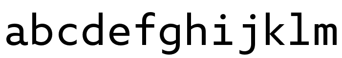 Azo Mono Regular Font LOWERCASE