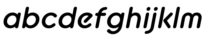 BC Alphapipe SemiBold Italic Font LOWERCASE