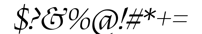 BC Figural Grand Italic Font OTHER CHARS