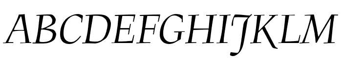 BC Figural Grand Italic Font UPPERCASE