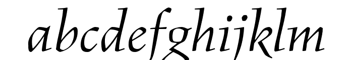 BC Figural Grand Italic Font LOWERCASE