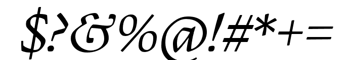 BC Figural Italic Font OTHER CHARS