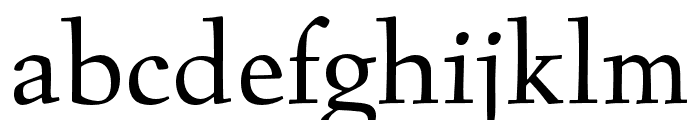 BC Figural Regular Font LOWERCASE