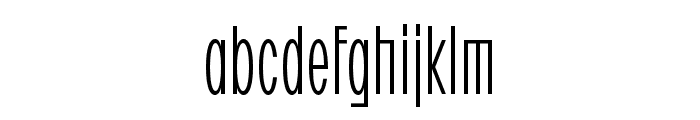 BC Ludva Light BackSlant Font LOWERCASE