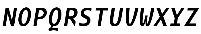 BC Mikser SemiBold Italic Font UPPERCASE
