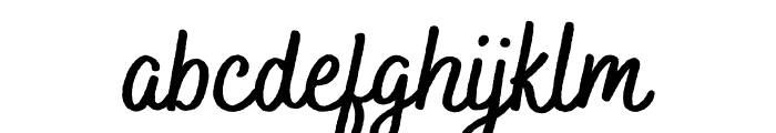 Bakerie Rough Bold Font LOWERCASE