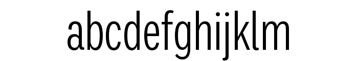 Ballinger X Condensed Light Font LOWERCASE