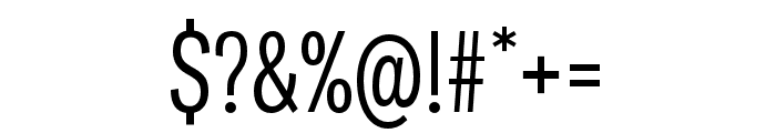 Ballinger X Condensed Regular Font OTHER CHARS