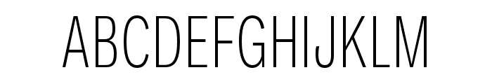 Ballinger X Condensed X Light Font UPPERCASE