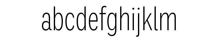 Ballinger X Condensed X Light Font LOWERCASE