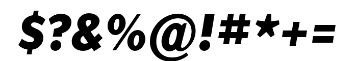 Base 900 Sans OT Bold Italic Font OTHER CHARS