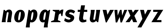 Base Mono Narrow OT Bold Italic Font LOWERCASE