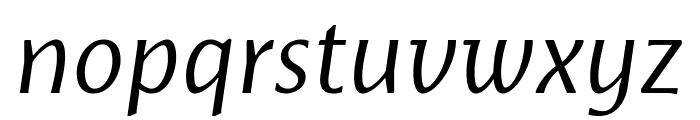Basel Neue Regular Italic Font LOWERCASE