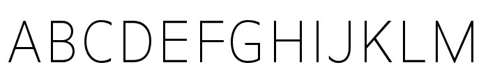 Basic Gothic Pro Extralight Font UPPERCASE