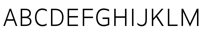 Basic Gothic Pro Light Font UPPERCASE