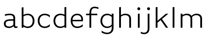 Basic Gothic Pro Light Font LOWERCASE