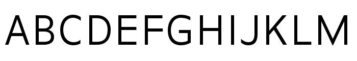 Basic Gothic Pro Regular Font UPPERCASE