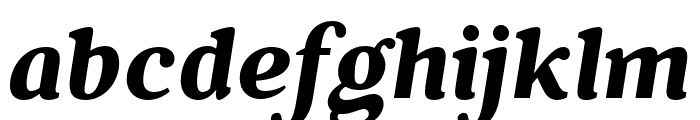 Battlefin Bold Italic Font LOWERCASE