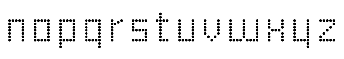 Baudot Pop Fill Regular Font LOWERCASE