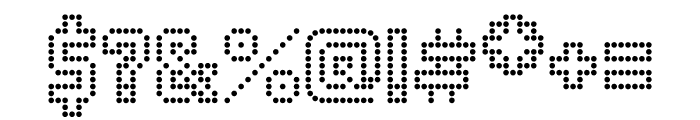 Baudot Pop Open Regular Font OTHER CHARS