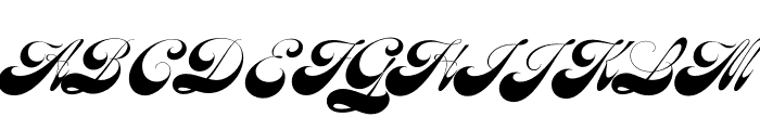 Beatle Regular Font UPPERCASE