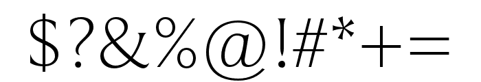 Beaufort Pro Medium Italic Font OTHER CHARS
