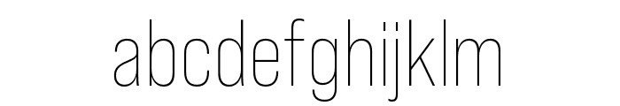 Bebas Neue Pro Expanded Light Font LOWERCASE