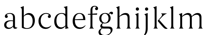 Begum Light Font LOWERCASE