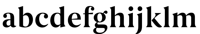 Begum Semibold Font LOWERCASE