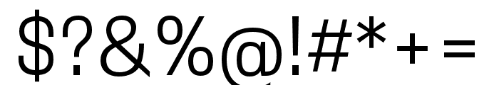 Belarius Sans Narrow Semibold Font OTHER CHARS