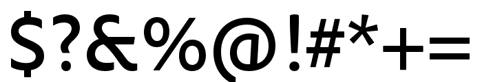 Belarius Sans Oblique Font OTHER CHARS