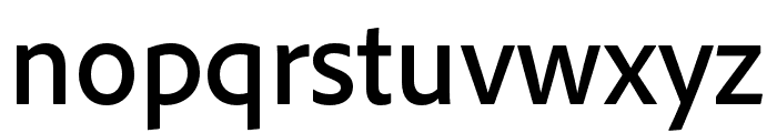 Belarius Serif Bold Oblique Font LOWERCASE