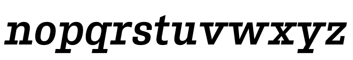 Belarius Serif Narrow Semibold Oblique Font LOWERCASE