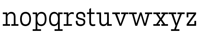 Belarius Serif Narrow Semibold Font LOWERCASE