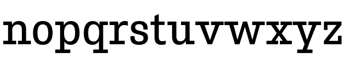 Belarius Serif Wide Regular Font LOWERCASE