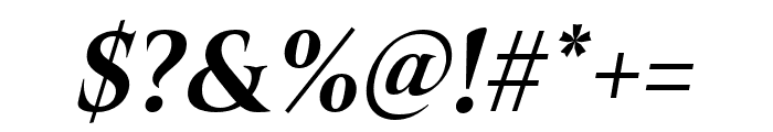 Belda Cond ExBold Italic Font OTHER CHARS