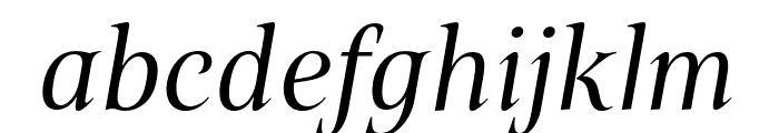 Belda Cond Regular Italic Font LOWERCASE