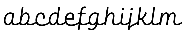 Benda Regular Font LOWERCASE