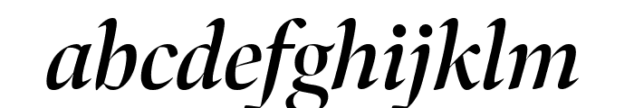 Bennet Banner Semi Bold Italic Font LOWERCASE